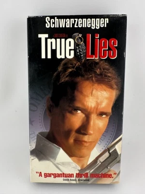 True Lies VHS 1994 Arnold Schwarzenegger Jamie Lee Curtis Action Thriller Fox - Image 1 of 3