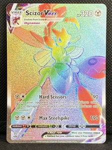 2020 Pokémon Scizor VMAX 193/189 Sword & Shield Darkness Ablaze Secret Rare NM ! - Picture 1 of 8
