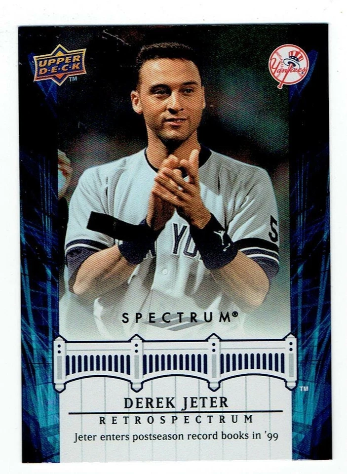 Derek Jeter 2008 Upper Deck Spectrum Derek Jeter Retrospectrum #DJ40 - Image 1 of 1