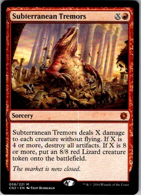 Magic | CN2 | Subterranean Tremors | 58 | NM - Image 1 of 2