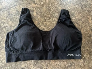 Nautica Womens Ribbed Comfort Bra Plus Size 3x Adj Straps - Picture 1 of 3