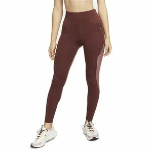 Mallas Deportivas de Mujer Nike Air Dri-FIT Fast Marrón - Imagen 1 de 3