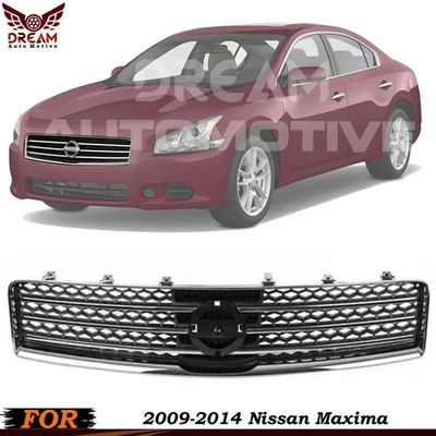 Front Grille Assembly Chrome For 2009-2014 Nissan Maxima Foto 1 de 4