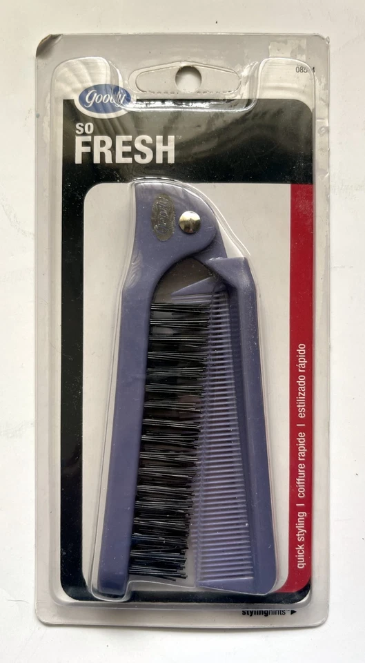 NUEVO 2006 Goody LAVANDA CEPILLO PLEGABLE PEINE PLÁSTICO PLEGABLE Foto 1 de 1