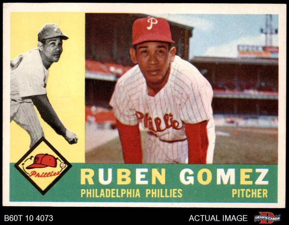 1960 Topps #82 Ruben Gomez Phillies 7 - NM - Image 1 of 1
