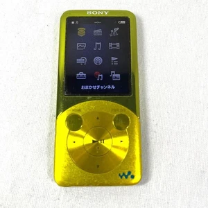 Sony Walkman NW-S754 MP3 Digital Media Player Yellow Portable Audio Used Good - Picture 1 of 6