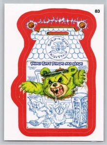 Topps Wacky Packages #83 Build-A-Beast Frightshop Red Border 2015 - Imagen 1 de 2