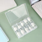 10Pcs/Set Coin Storage Case Plastic Badges Box Portable Clear Coin Containers