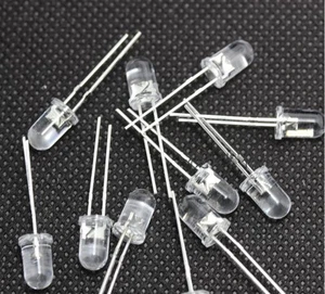 100pcs F5 5mm Warm White Round Superbright LED Light LED lamp  - Picture 1 of 1