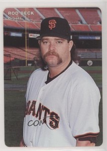 1995 Mother's Cookies San Francisco Giants Stadium Giveaway Rod Beck #10