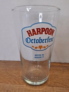 Harpune Pint Bierglas Oktoberfest Boston Mass Windsor Vermont RAR - Bild 1 von 4