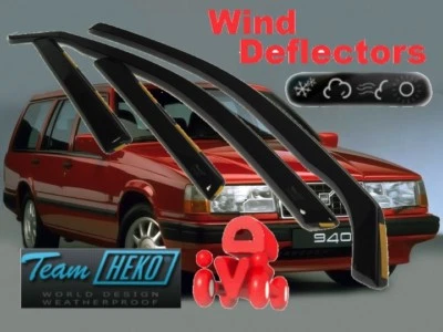 Deflectores de viento 4 piezas HEKO 31208 para Volvo 940/960 / V90 1991 - 1998 Estate - Imagen 1 de 4
