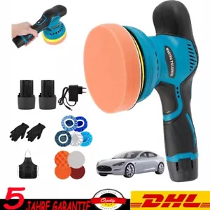Profi Auto Poliermaschine Polierer Poliergerät Schleifmaschine 125mm Politur Set - Bild 1 von 14