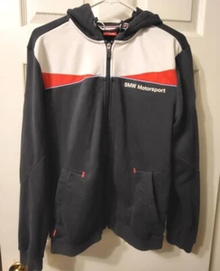 BMW Motorsport Jacke Puma Herren Small schwarz rot Full Zip Sweatshirt Logo Racing - Bild 1 von 8