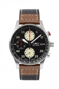 Iron Annie 5670-2 Uhr Herrenuhr Quarz Edelstahl Leder - Photo 1 sur 1
