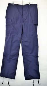 Propper BDU Trouser Mens L/L Blue Button Fly Pants NEW With Tags (D4)