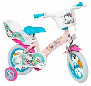 12 Zoll Kinder Mädchen Fahrrad Kinderfahrrad Mädchenfahrrad Hello Kitty - Bild 1 von 1