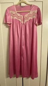 vintage vanity fair nightdown pink large - Picture 1 of 6