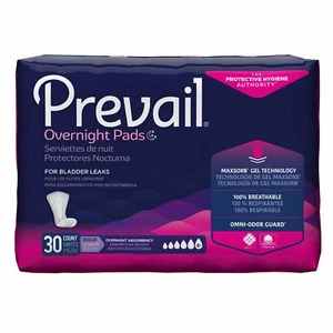 Prevail Incontinent Pad 16" L Overnight 120 Ct - Picture 1 of 7