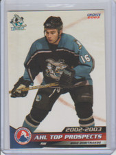 2002-03 Choice AHL Top Prospects #9 Niko Dimitrakos Cleveland Barons