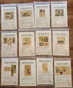 Lot of 12 Quilt Sewing Patterns Packets Across The Wide Missouri Hobby Crafts - Picture 1 of 14