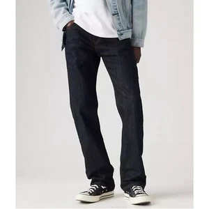Levi’s 527 Low Bootcut Men’s Jeans Dark Wash Slim Thigh 100% Cotton Denim 34x32 - Picture 1 of 8