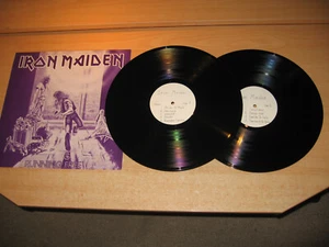 Iron Maiden-Running Free-2 LP Japan-Original 1980-Promo. - Photo 1/10