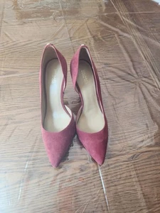 Michael Kors Heels Pink Leather Pointed Toe Pump Size 7.5 - Imagen 1 de 8