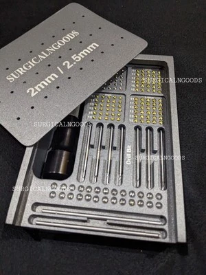  Mini Destornillador Hueso Maxilofacial 2.0/2.5mm Micro Titanio Sistema  Foto 1 de 4