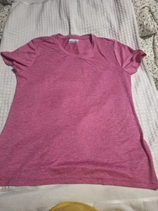 Columbia Women’s Pink Omni-Wick Short Sleeve Athletic Shirt - L - Picture 1 of 5