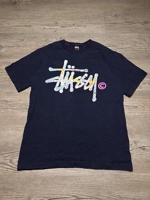 Camiseta Stussy Para Hombre Talla Pequeña Y2K Graffiti Tokio Estampado Gráfico Manga Corta  Foto 1 de 4
