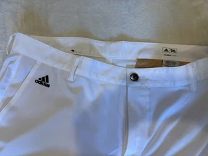 Adidas Climalite Track Men’s 38 X 32 White - Excellent - Picture 1 of 2