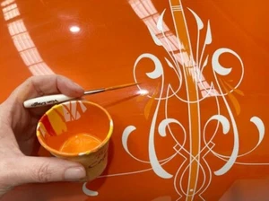 PRO-fessional #2 PREMIUM  Scrolling Artist Brush - Von Dago's Lite Saber - Picture 1 of 23