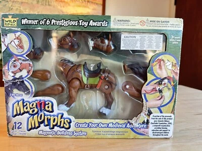 Wild Republic Magna Morphs Vintage Toy Model Collectible Rare Figurine War Horse - Image 1 of 4
