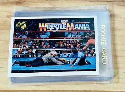 DONALD TRUMP RINGSIDE 1990 CLASSIC WWF WRESTLEMANIA  #56 CARD 🌟Mint - Image 1 of 2