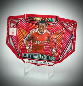 Anthony Elanga 2023-24 Obsidian Soccer Nottingham Vitreous Red Flood 7/10 - Picture 1 of 2