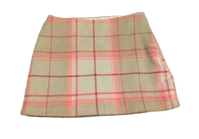 Falda a Cuadros Gap Kids 10 Forrada Mezcla Lana en Marfil Escarcha Foto 1 de 4