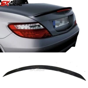 Carbon Fiber Rear Trunk Spoiler Wing For Mercedes Benz R172 SLC180 SLC43 SLC300 - Picture 1 of 12