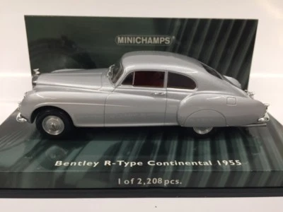 1:43 MINICHAMPS BENTLEY R-TYPE CONTINENTAL 1955  - Immagine 1 di 3