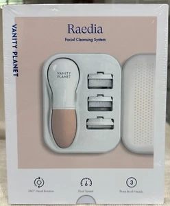 RAEDIA-Facial Cleansing System-3 Rotating Brush Heads-VANITY PLANET- Sealed-new - Picture 1 of 6