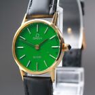 ◆AS-IS◆ Vintage Omega DeVille Cal 625 Green Manual Women's Watch From JAPAN