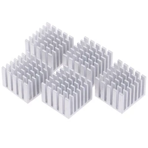 5Pcs 20x20x15mm Cooling Accessories DIY Heatsink CPU GPU Chip Aluminum Hea`hg - Photo 1/12