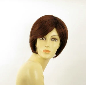 Parrucca donna corta castano scuro rame intenso : STONE 322 - Picture 1 of 8