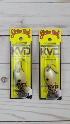 "Lote de 2 señuelos de pesca Strike King KVD 1,5"" 3/8 oz"  Foto 1 de 2