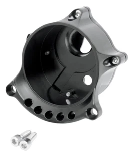 RSD - 0207-2001-B - Cafe Gauge and Headlight Re-Locator, Black Anodized - Picture 1 of 3