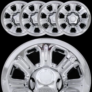 2000-2011 Ranger 15" Chrome Wheel Skins Hub Caps 7 Spoke Full Covers and Centers - Picture 1 of 11