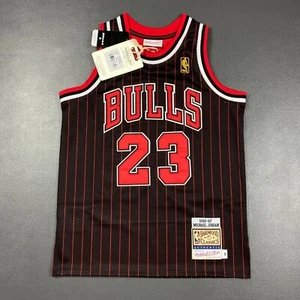 100% Authentic Michael Jordan Mitchell Ness 96 97 Bulls Jersey M 10/12 Youth Boy - Picture 1 of 6