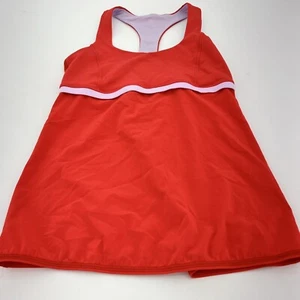 Ivivva By Lululemon Red Tank Top Girls Size 12 - Picture 1 of 5
