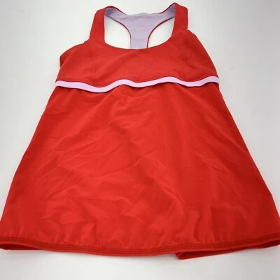 Camiseta sin mangas Ivivva By Lululemon roja para niñas talla 12 Foto 1 de 4