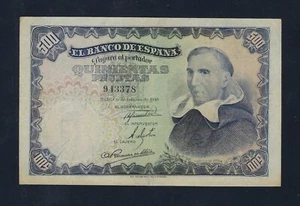 Spain 500 Pesetas 1946  P-132 VF RARE  - Picture 1 of 2